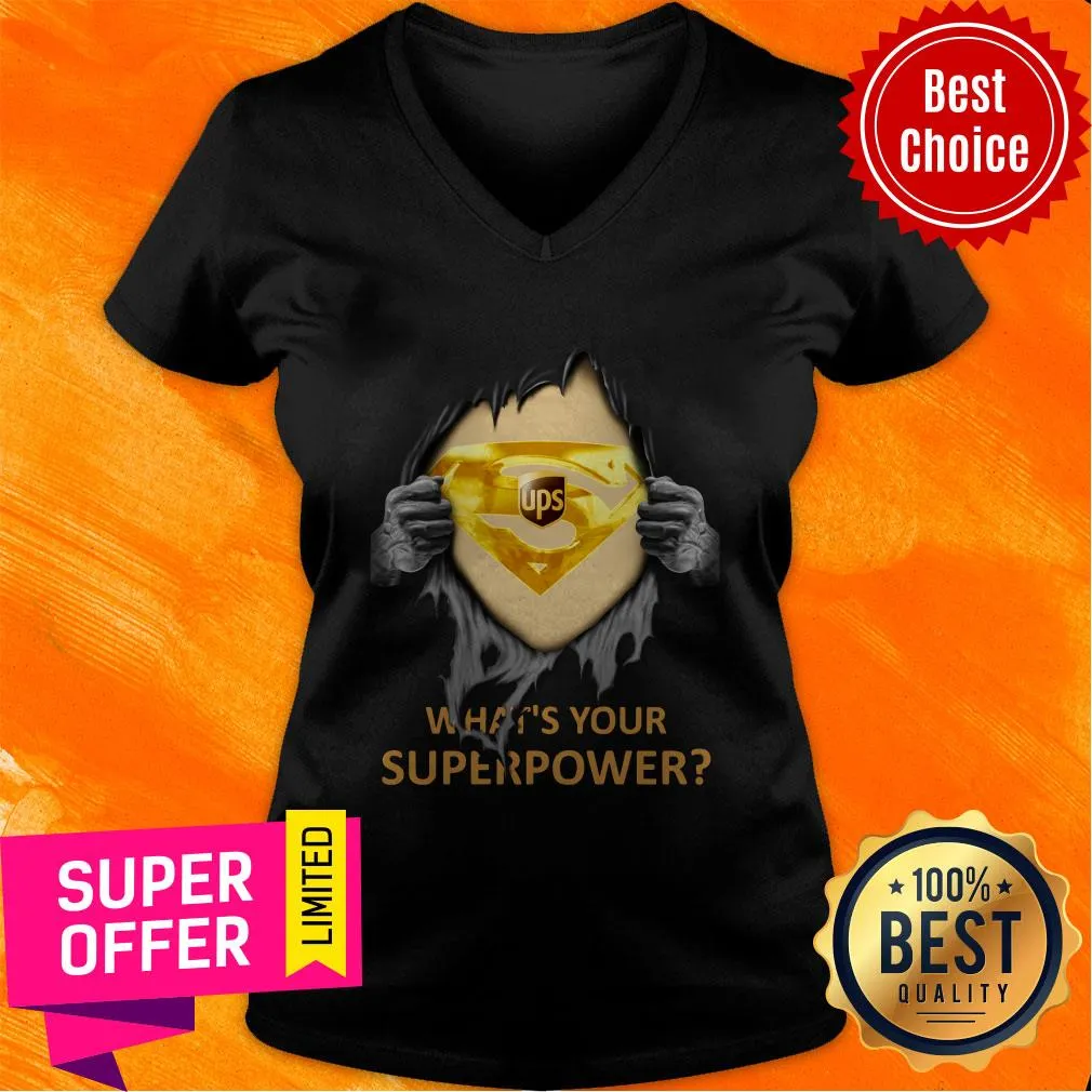 Official Blood Inside Me UPS Whats Your Superpower Shirt - Image 4