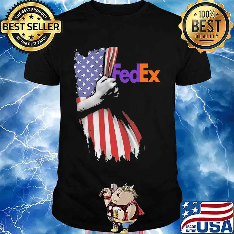 Official Fedex American Flag Shirt