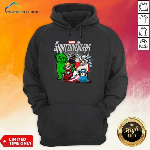 Official Shih Tzu Marvel Avengers Shihtzuvengers Shirt - Image 5
