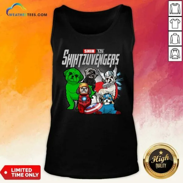 Official Shih Tzu Marvel Avengers Shihtzuvengers Shirt - Image 3