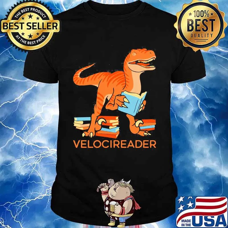 Official Velocireader T-Rex Book Shirt