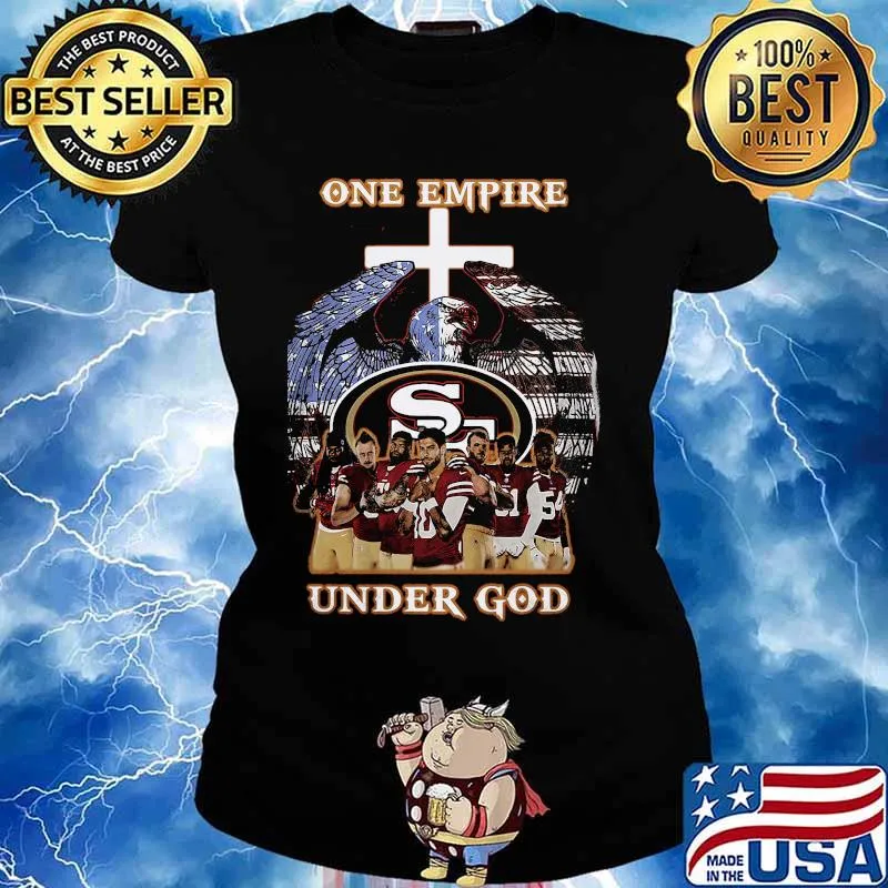 One Empire Under God San Feancisco American Flag Eagle Shirt Ladies tee