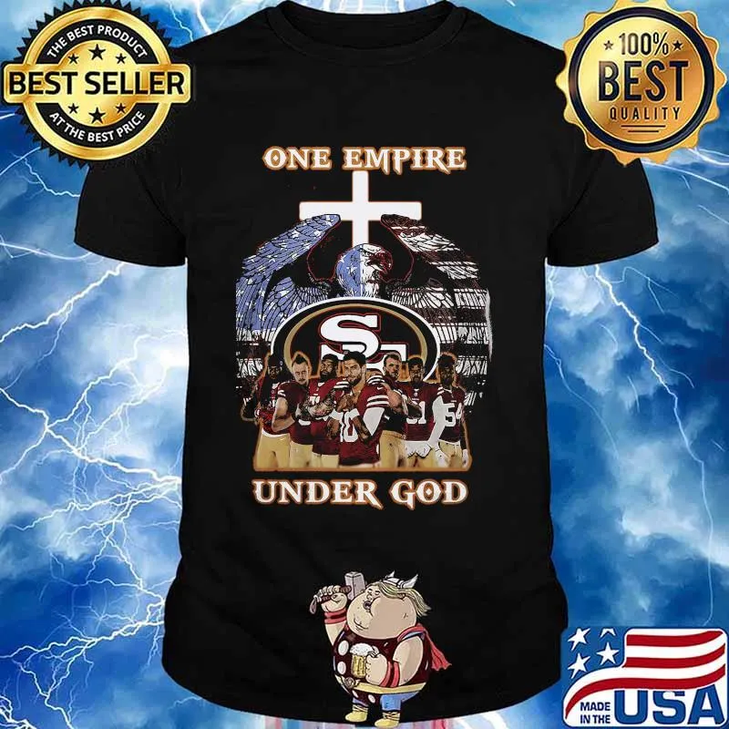 One Empire Under God San Feancisco American Flag Eagle Shirt