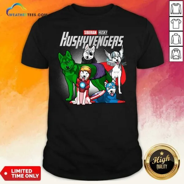 Original Siberian Husky Marvel Avengers Huskyvengers Shirt