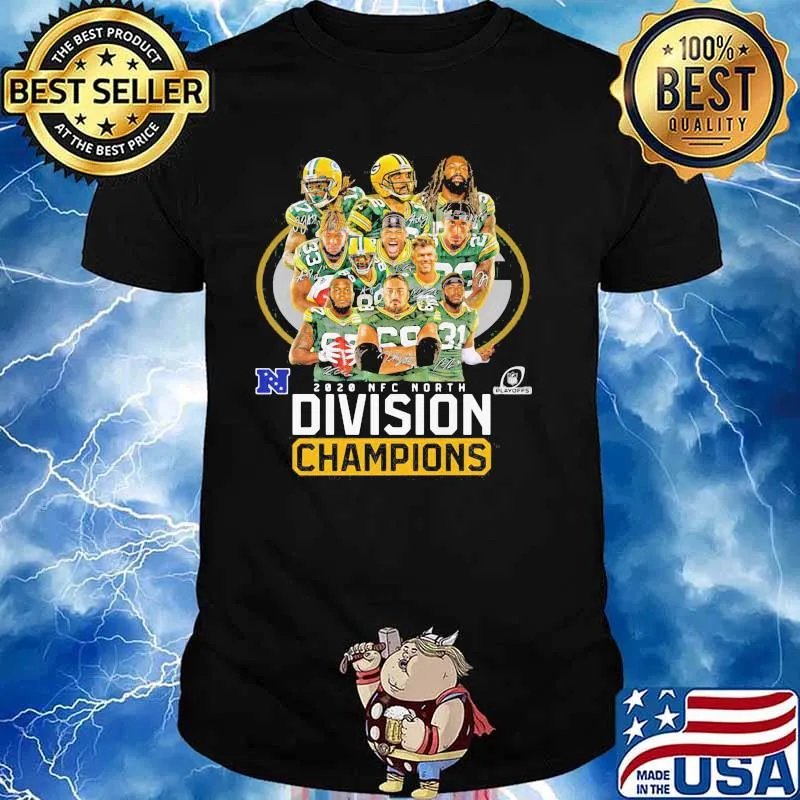 Packers 2020 Nfc North Division Champions Football Shirt Unisex