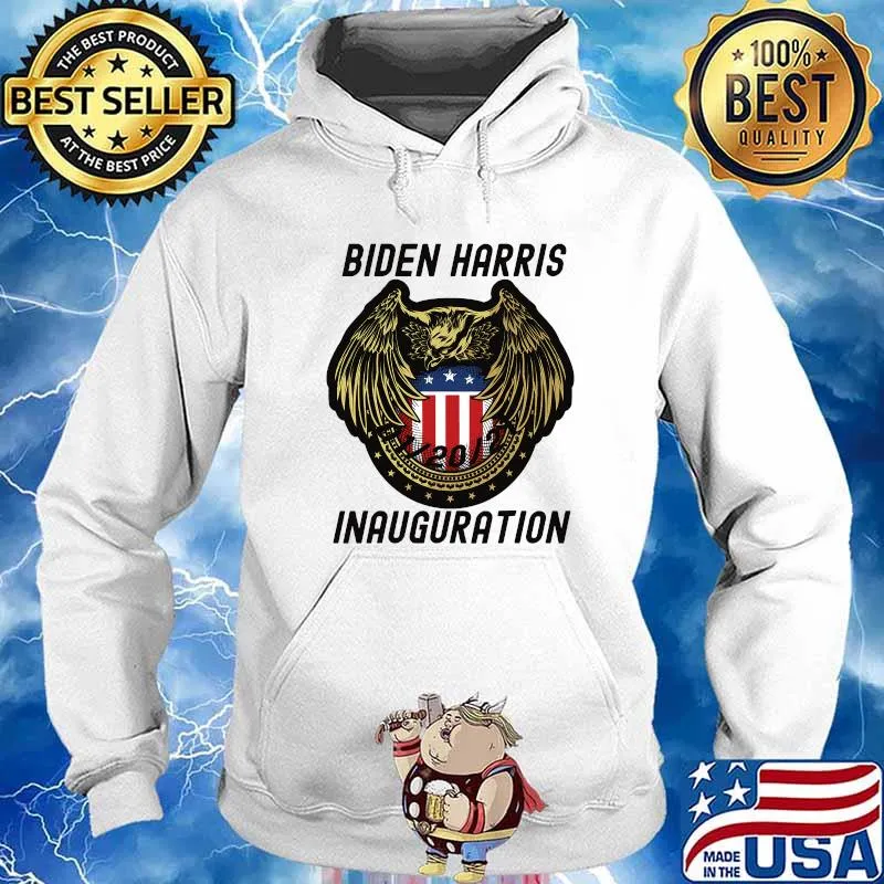 President Biden Harris Inauguration Day 2021 Political American Flag Eagle Shirt Hoodie