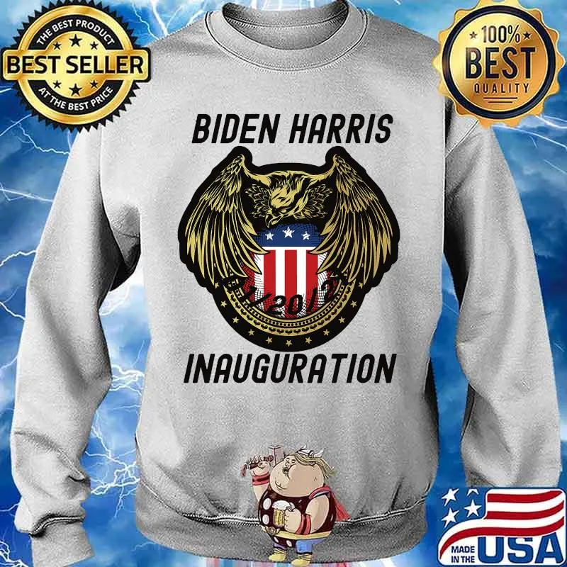 President Biden Harris Inauguration Day 2021 Political American Flag Eagle Shirt Sweater