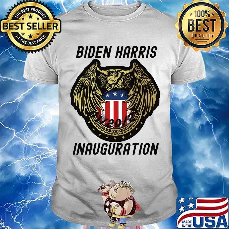 President Biden Harris Inauguration Day 2021 Political American Flag Eagle Shirt