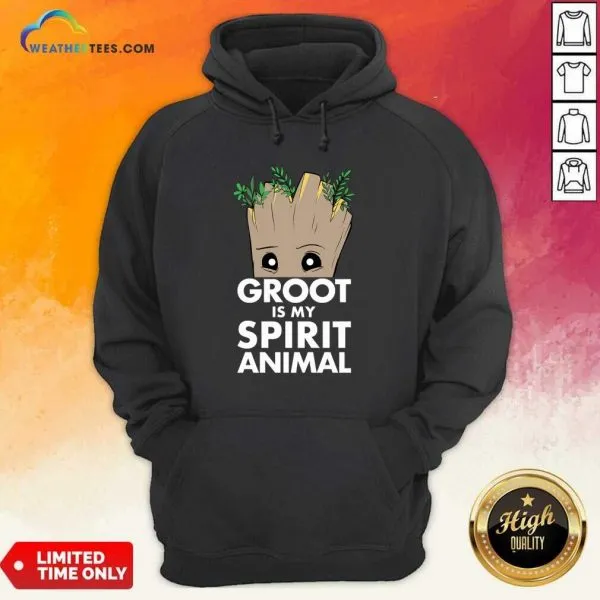 Pretty Baby Groot Is My Spirit Animal Shirt - Image 5