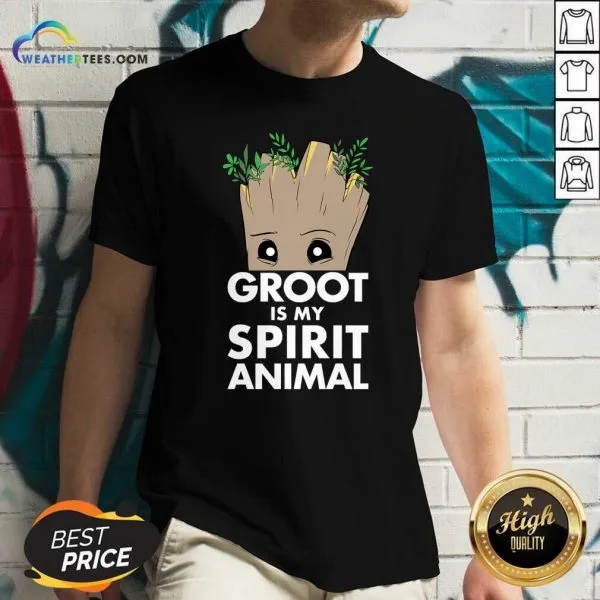 Pretty Baby Groot Is My Spirit Animal Shirt - Image 2