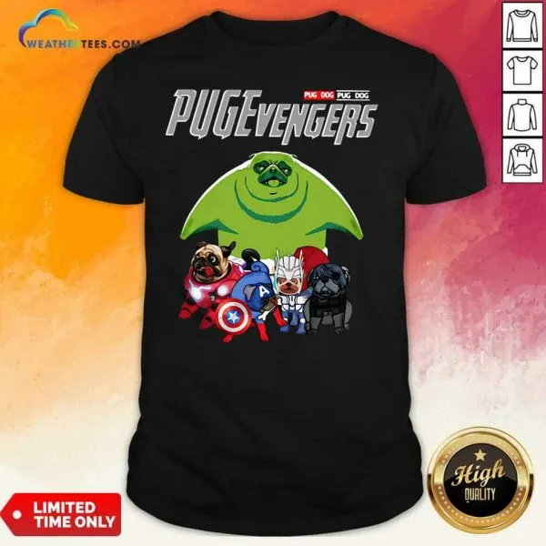 Pretty Pug Dog Marvel Avengers Pugevengers Shirt