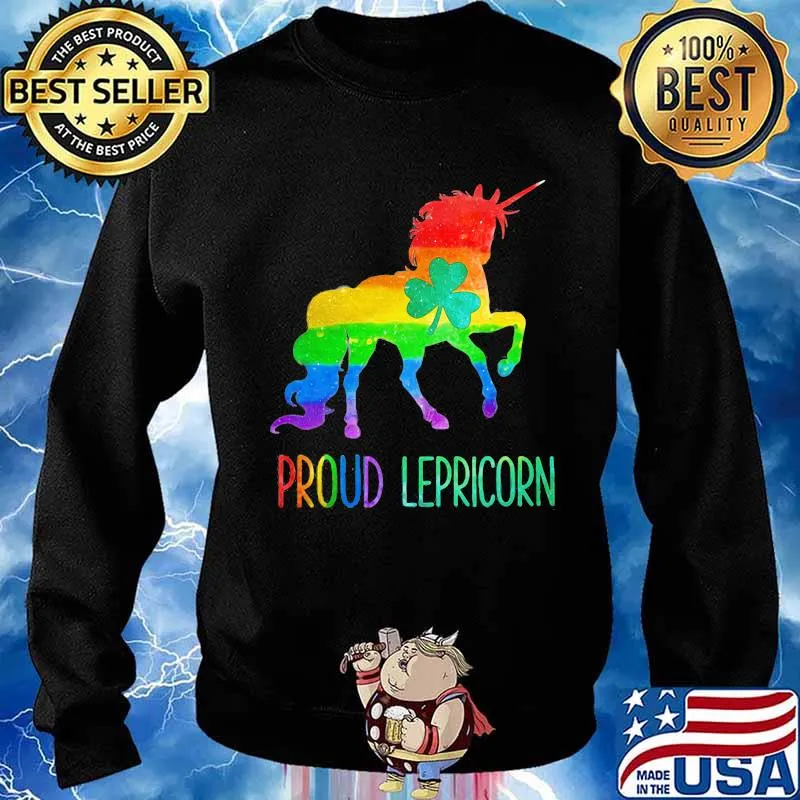 Proud Lepricorn Unicorn Lgbt Shirt Sweater