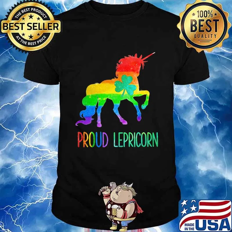 Proud Lepricorn Unicorn Lgbt Shirt