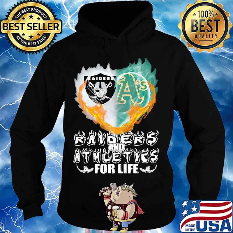 Raiders And Athleties For Life Logo Team Football In My Heart Shirt Hoodie