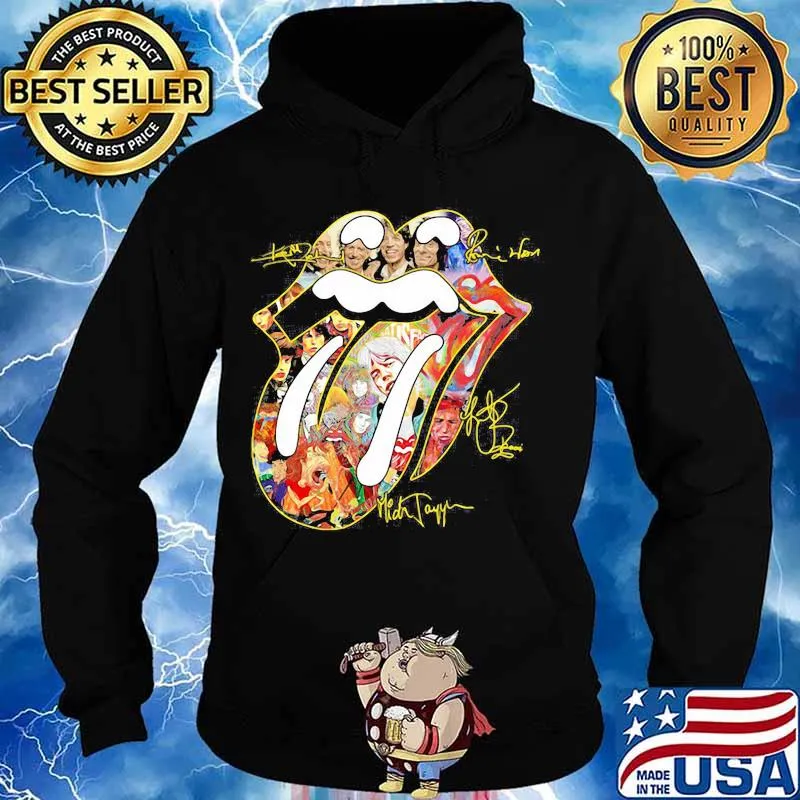 Rolling Stone Lips Signature Shirt Hoodie