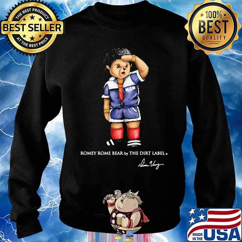 Romey Rome Bear By The Dirt Label Signature Shirt Sweater