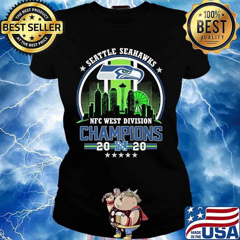 Seatle Seahawks Nfc West Division Champions 2020 City Green Shirt Ladies tee