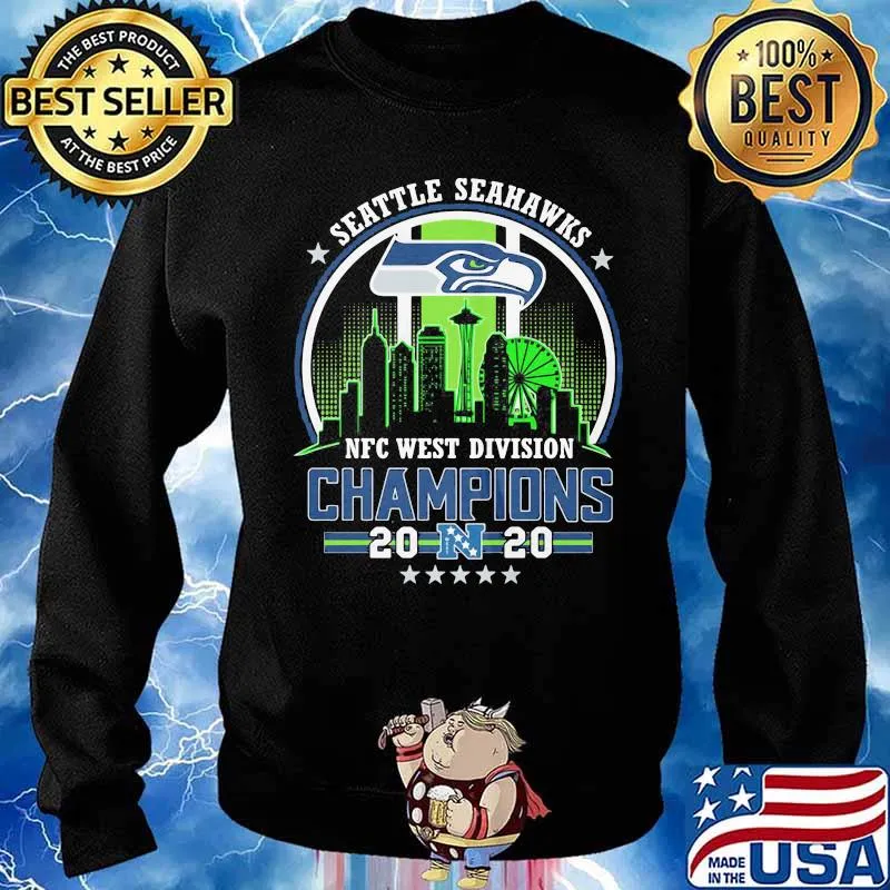 Seatle Seahawks Nfc West Division Champions 2020 City Green Shirt Sweater