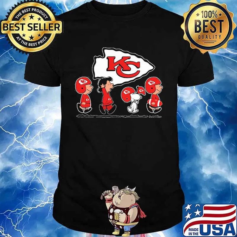Snoopy Peanuts And Friends Fan Kansas City Chiefs Football Shirt