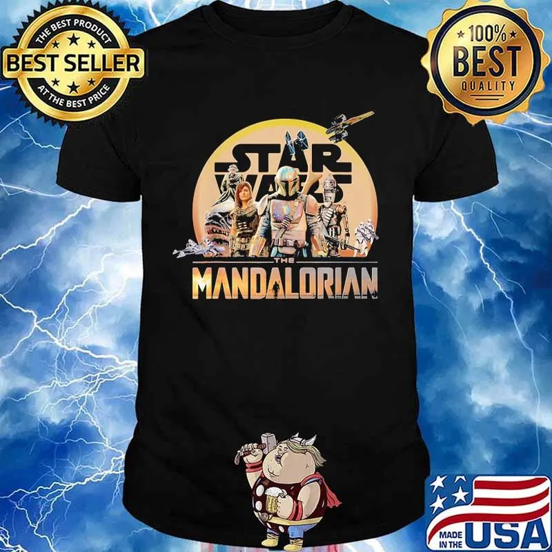 Star War The Mandalorian Sunset Shirt