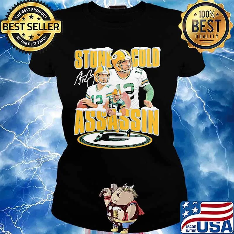 Stone Gold Assassin Signature Green Bay Packers Shirt Ladies tee