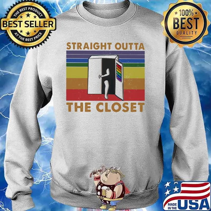 Straight Outta The Closet Vintage Shirt Sweater