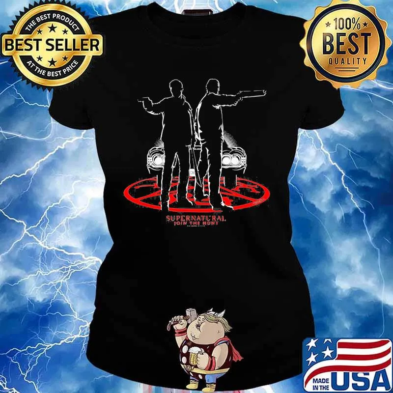 Supernatural John The Hunt Car Films Shirt Ladies tee