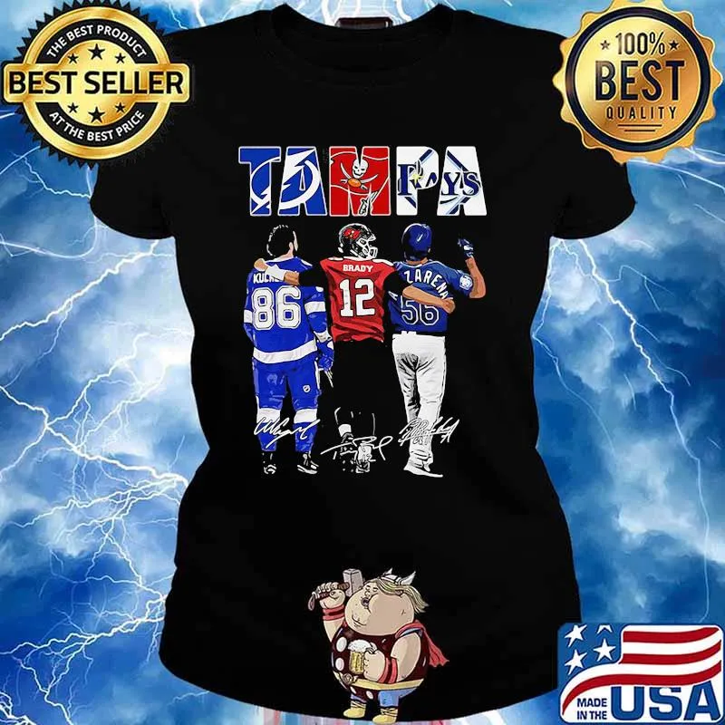 Tampa Bay Buccaneers Signature Team Football Shirt Ladies tee
