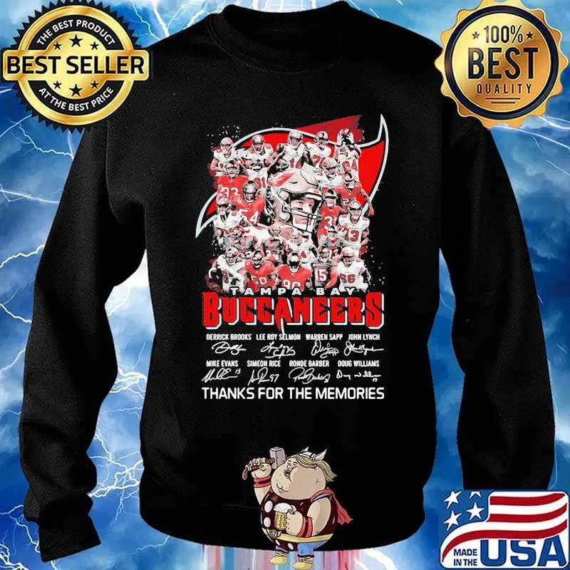 Tampa Bay Buccaneers Signature Thanks For The Memories Shirt Sweater