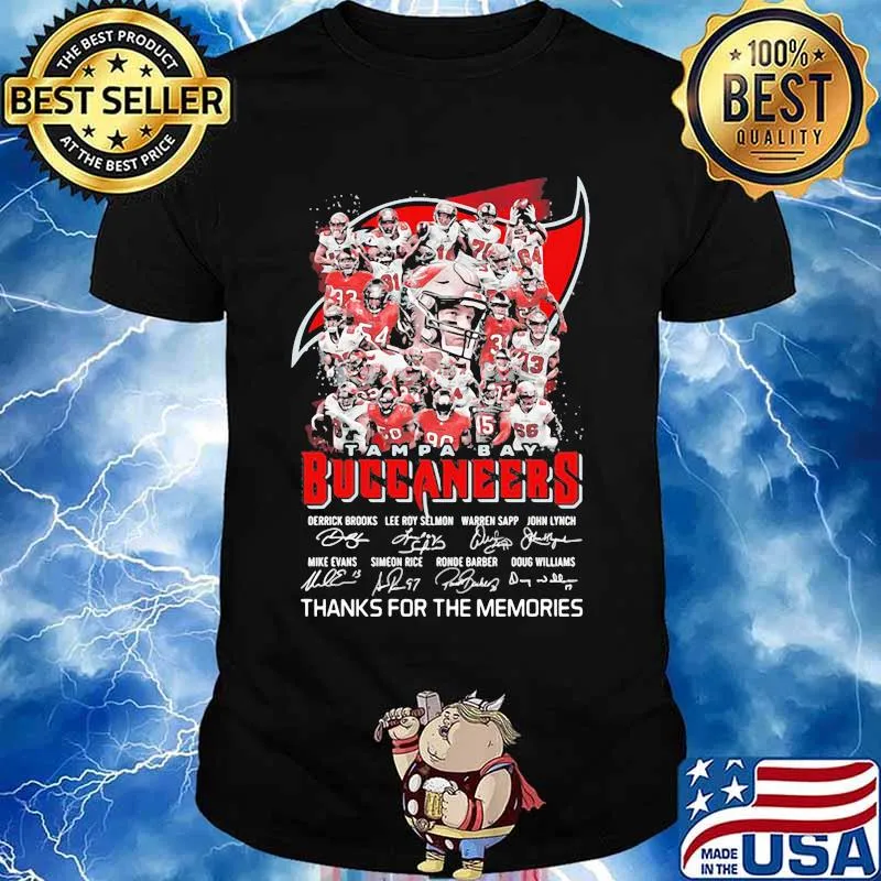 Tampa Bay Buccaneers Signature Thanks For The Memories Shirt