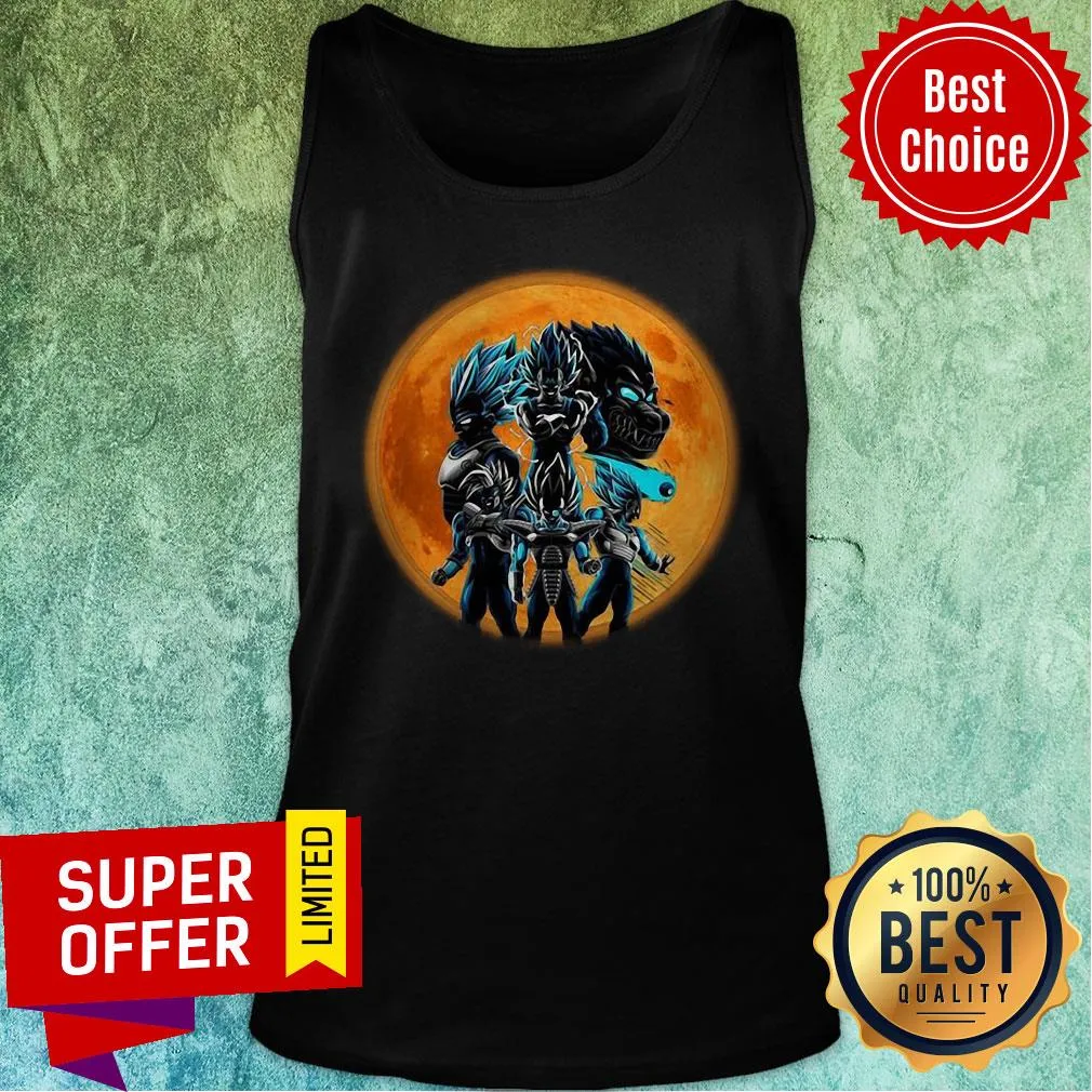 Funny Dragon Ball Vegeta Moon Halloween Perfect Gifts For Christmas Shirt - Image 5
