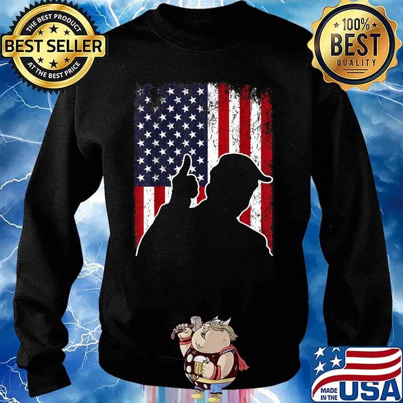 The Best Is Yet To Come - Trump American Flag Shirt Sweater