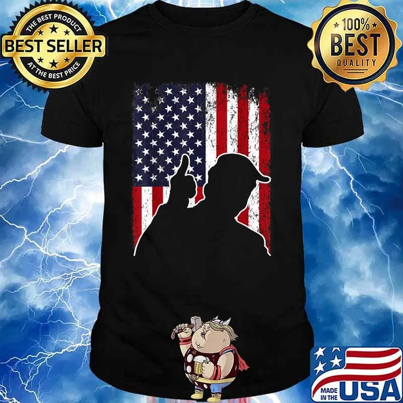 The Best Is Yet To Come - Trump American Flag Shirt