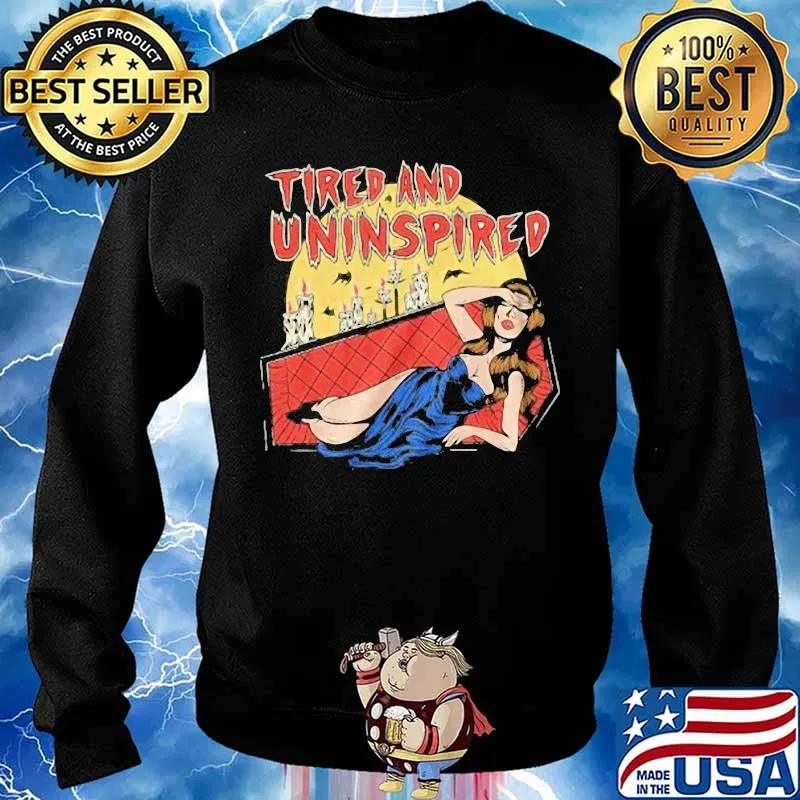Tired And Uninspired Ladies Moon Shirt Sweater