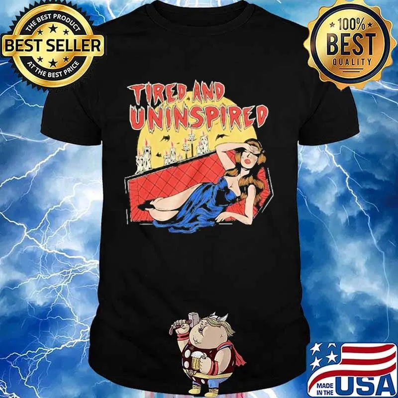 Tired And Uninspired Ladies Moon Shirt