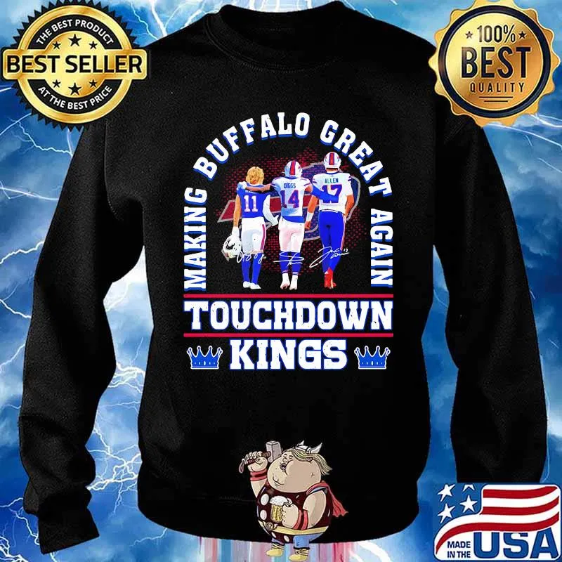 Touchdown Kings Making Buffalo Great Again Football Shirt Sweater