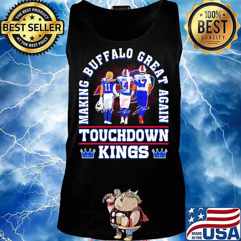 Touchdown Kings Making Buffalo Great Again Football Shirt Tank top