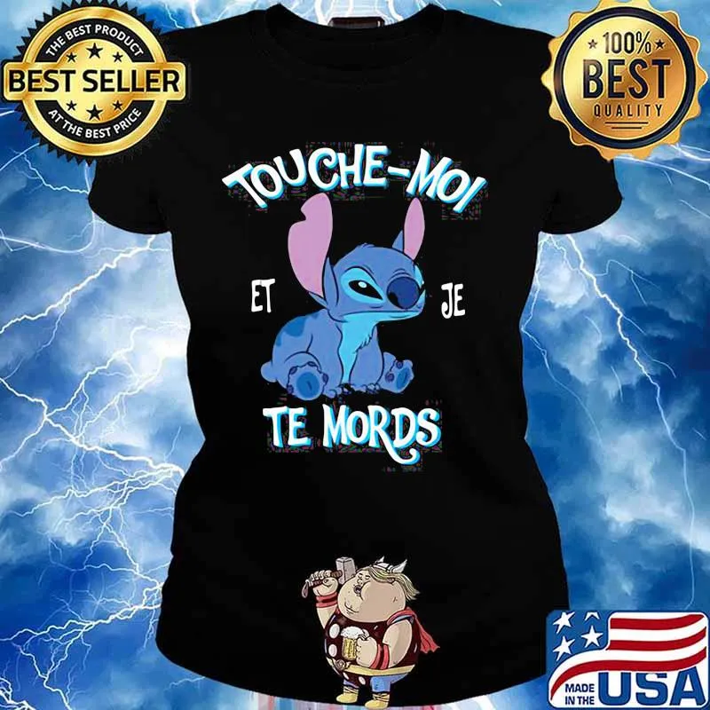 Touche Moi Te Mords Stitch Shirt Ladies tee