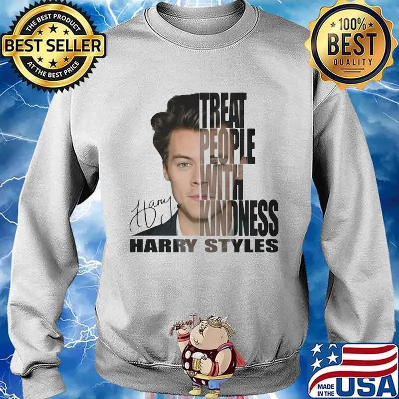 Treat People With Kindness Harry Styles Harry Signature Shirt Sweater