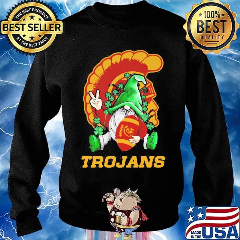 Trojans Football Gnome Patrick’s Day Shirt Sweater