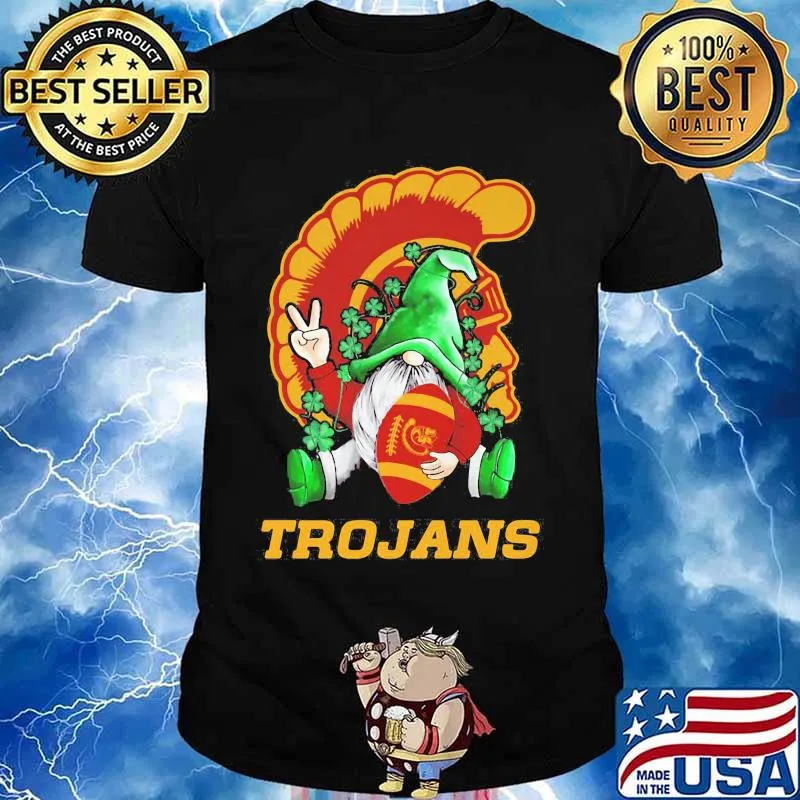 Trojans Football Gnome Patrick’s Day Shirt