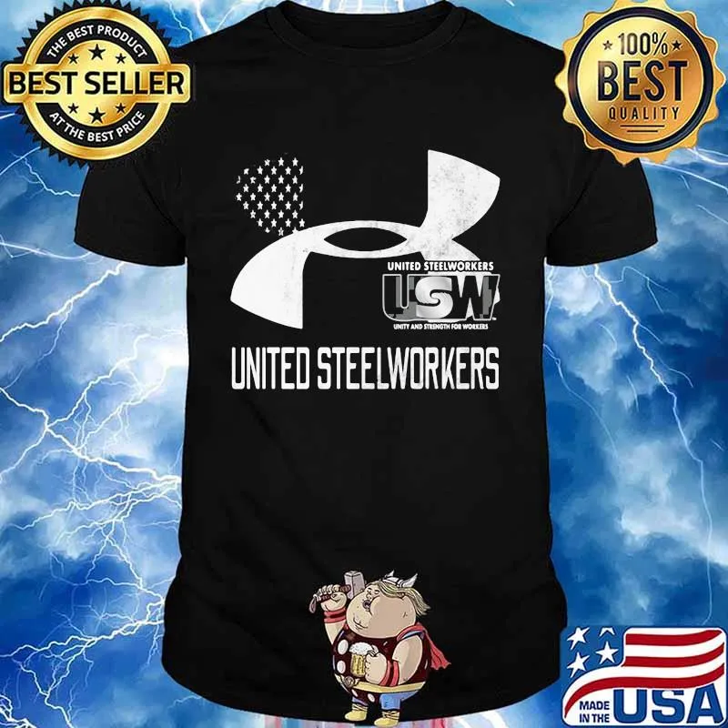 United Steelworkers Unity And Strength For Workers Flag Shirt