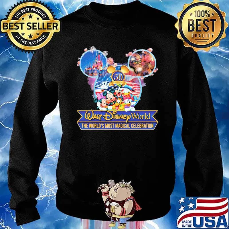 Walt Disney World The World’s Most Magical Celebration 50 Years Of Magic Kingdom Shirt Sweater