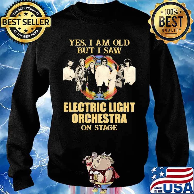 Yes I Am Old But I Saw Electric Light Orchestra Rainbow On Stage Shirt Sweater