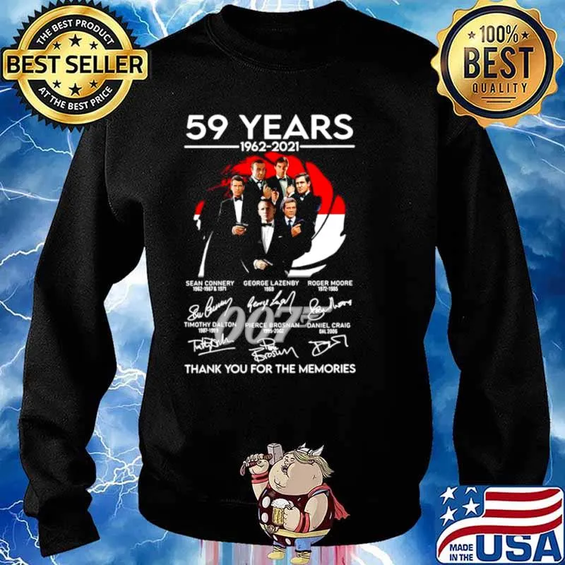 077 59 Years 1962 2021 Signatures Thank You For The Memories s Sweater