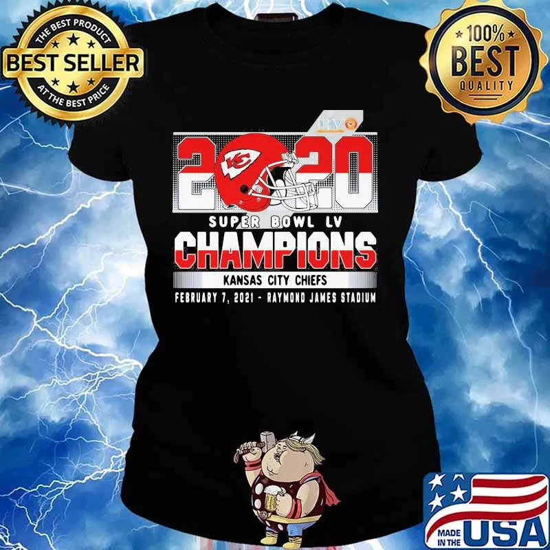 2020 Super Bowl Lv Champions Kansas City Chiefs Shirt Ladies tee