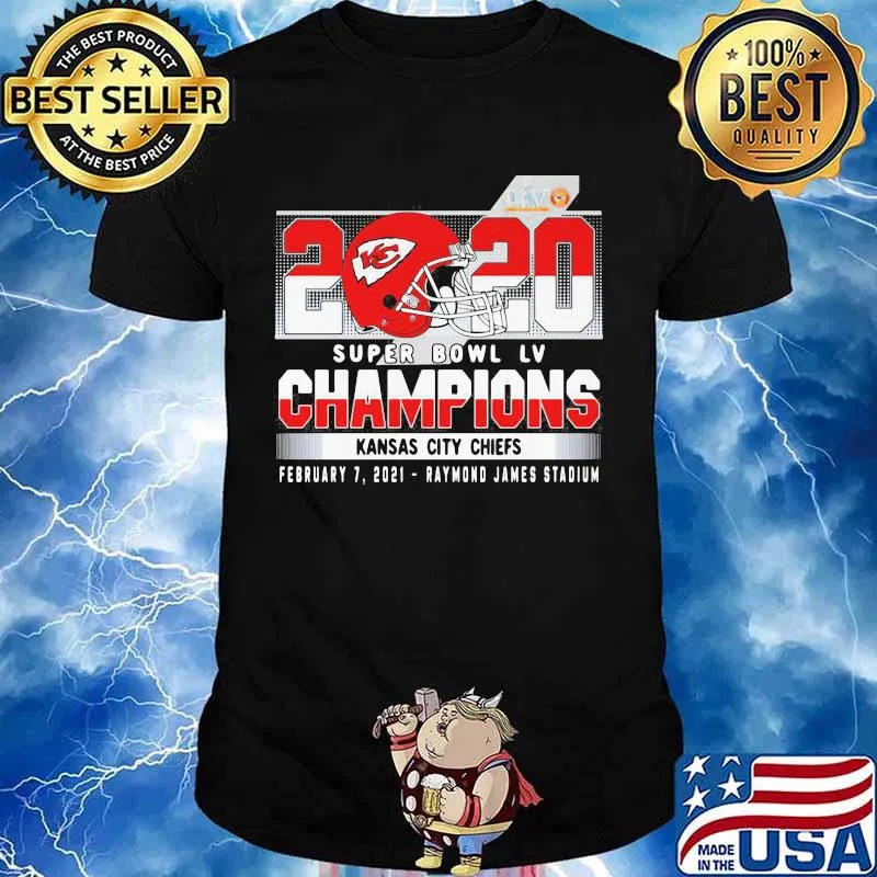 2020 Super Bowl Lv Champions Kansas City Chiefs Shirt