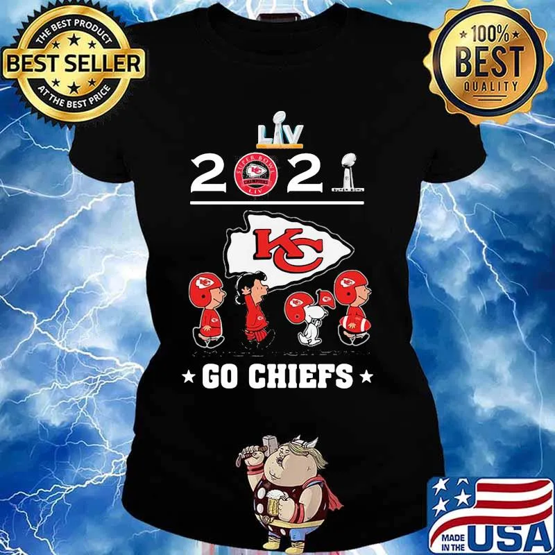 2021 Go Kansas City Chiefs Snoopy And Friends Stars Shirt Ladies tee