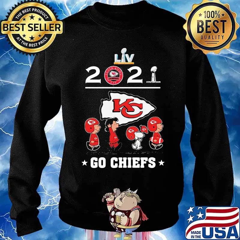 2021 Go Kansas City Chiefs Snoopy And Friends Stars Shirt Sweater