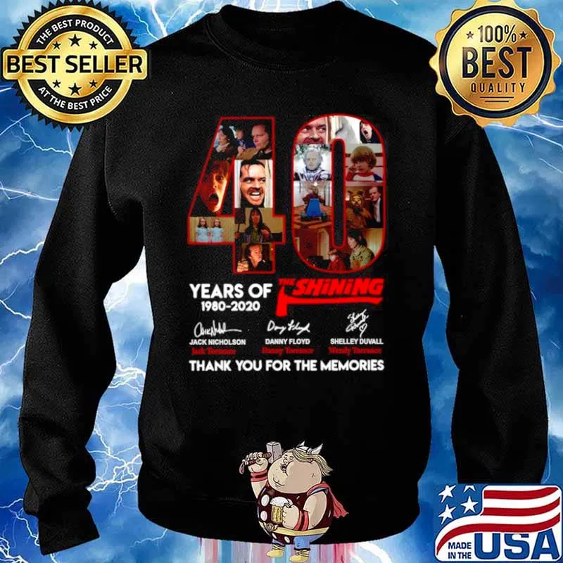 40 years of 1980 2020 The Shining thank you for the memories signatures s Sweater